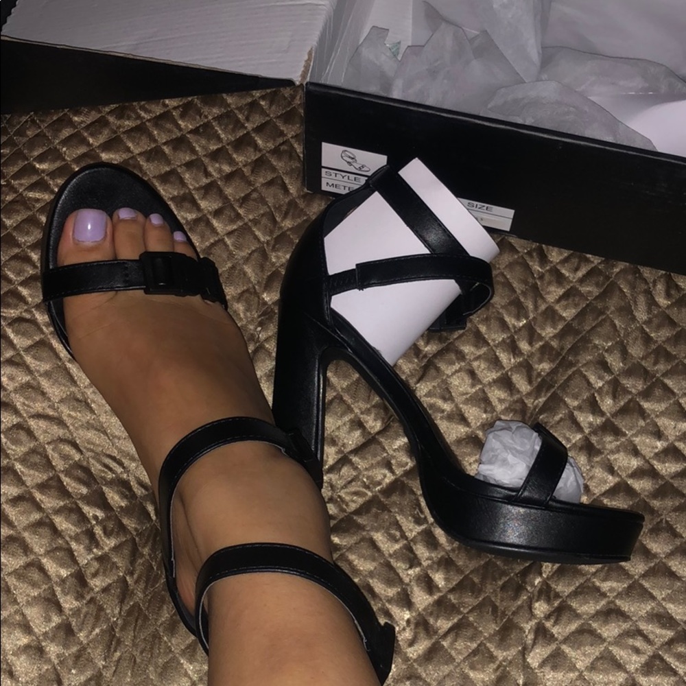 Black heels